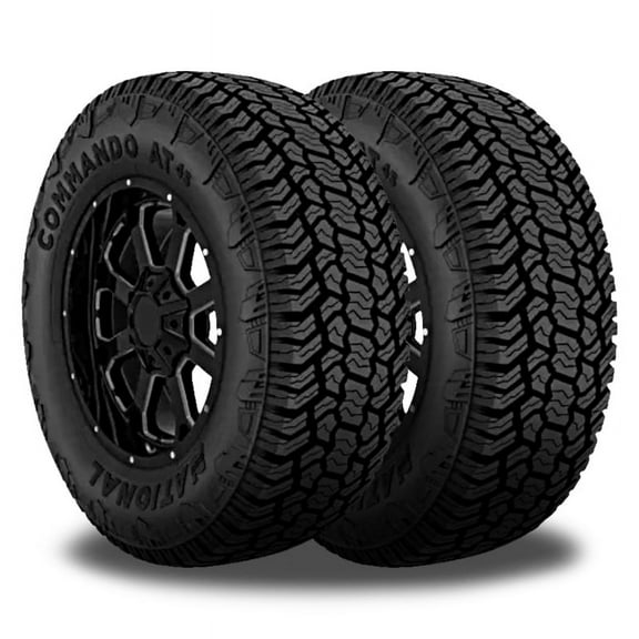 2 National Commando AT4S V2 265/70R18 116T All Terrain Truck SUV 660AB NTH22 / 265/70/18 / 2657018