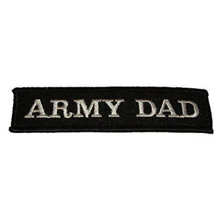- ARMY DAD NAME TAPE STYLE PATCH PROUD PARENT FATHER STEP SUPPORT THE TROOPS