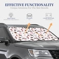 thumbnail image 4 of Balery 2 Piece Dachshund Dog Puppy Car Windshield Sun Shade|Foldable Front Windshield Shade for Car Front Window for Most Sedans SUV Truck-Large, 4 of 7