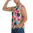 thumbnail image 3 of Lsque Snails Print Men's Cotton Blend Sleeveless Muscle Shirts (S-3XL)- Moisture Wicking, Odor Protection, UPF 30+,Large, 3 of 8
