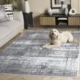 thumbnail image 3 of SAFAVIEH Whisper Theobald Abstract Area Rug, Grey/Dark Grey, 8' x 10', 3 of 8