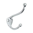 thumbnail image 1 of Coat &amp; Hat Hook, Bright Chrome - Solid, 1 of 1