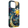 thumbnail image 3 of Funda para teléfono Celestial, vitral dorado perlado, iPhone 16 Pro, 3 of 3