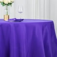 thumbnail image 4 of BalsaCircle 108" Round Premium Polyester Tablecloth Wedding Table Linens Purple, 4 of 8