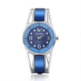 thumbnail image 4 of Relojes de pulsera de cuarzo para mujer con esfera de acero inoxidable de marca de lujo, 4 of 5