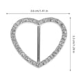 thumbnail image 2 of UPOUART 4Ud Clips Para Bufanda Corazón Con Ideal Para Fiestas Y Uso Diario, 2 of 8