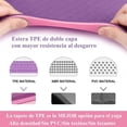 thumbnail image 3 of Tapete de Yoga Antideslizante y Cómodos, Yoga Mat para Ejercicio, Tapete Yoga Antiderrapante de Suavecito y Grueso, Colchoneta Fitness Alfombrilla para Yoga, 3 of 4