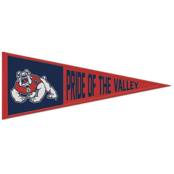 WinCraft Fresno State Bulldogs 13" x 32" Retro Logo Wool Pennant