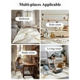 thumbnail image 6 of Abstract Area Rug for Bedroom 5x7 Ft White Marble Pattern Gold Crack Texture Minimalism Super Soft fuzzy Throw Rug Non-Slip Fluffy Plush Indoor Floor Carpet for Living Room Nursery Home Decor, 6 of 8