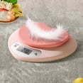 thumbnail image 2 of Báscula de Cocina Multifunción con Forma de Corazón, Color Rosa, Portátil, de Alta Precisión, Digital, 5 Kg/1 G, LCD, Electrónica., 2 of 5