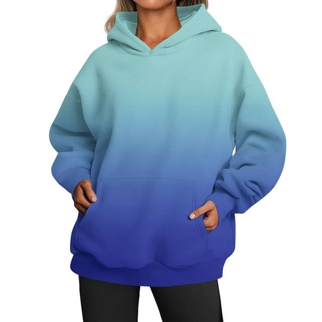 Mode Femmes Sweat-Shirts Décontractés à Col Rond Sweat-Shirts à Manches Longues Violet Foncé XXL