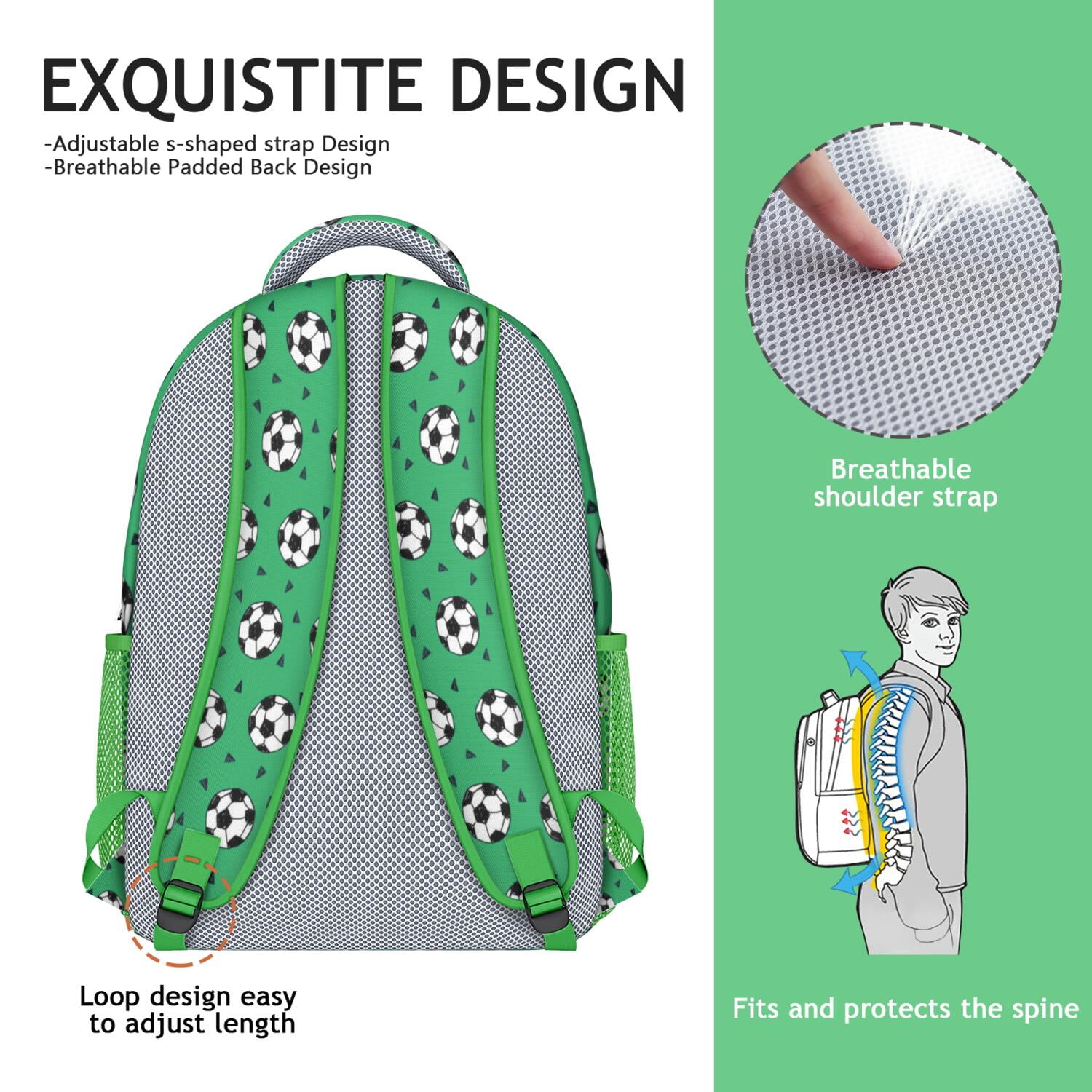 Player Approved Waterproof Backpack - Ergonomic Design for Baseball, Basketball, Soccer - Stylish & Durable Bookbag for Teens