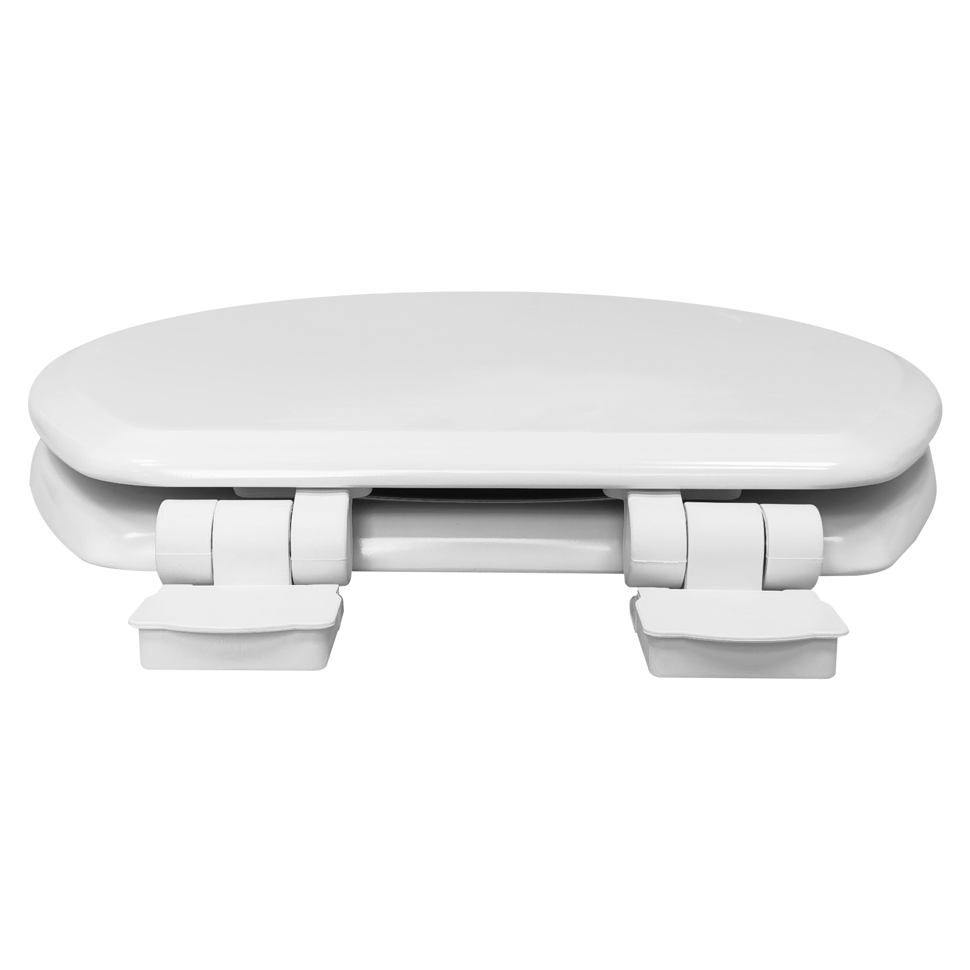 Mainstays Round Slow-Close Toilet Seat in White photo 3