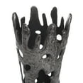 thumbnail image 5 of DecMode 20", 15"H Black Aluminum Metal Vase with Cut Out Designs, Set of 2, 5 of 8