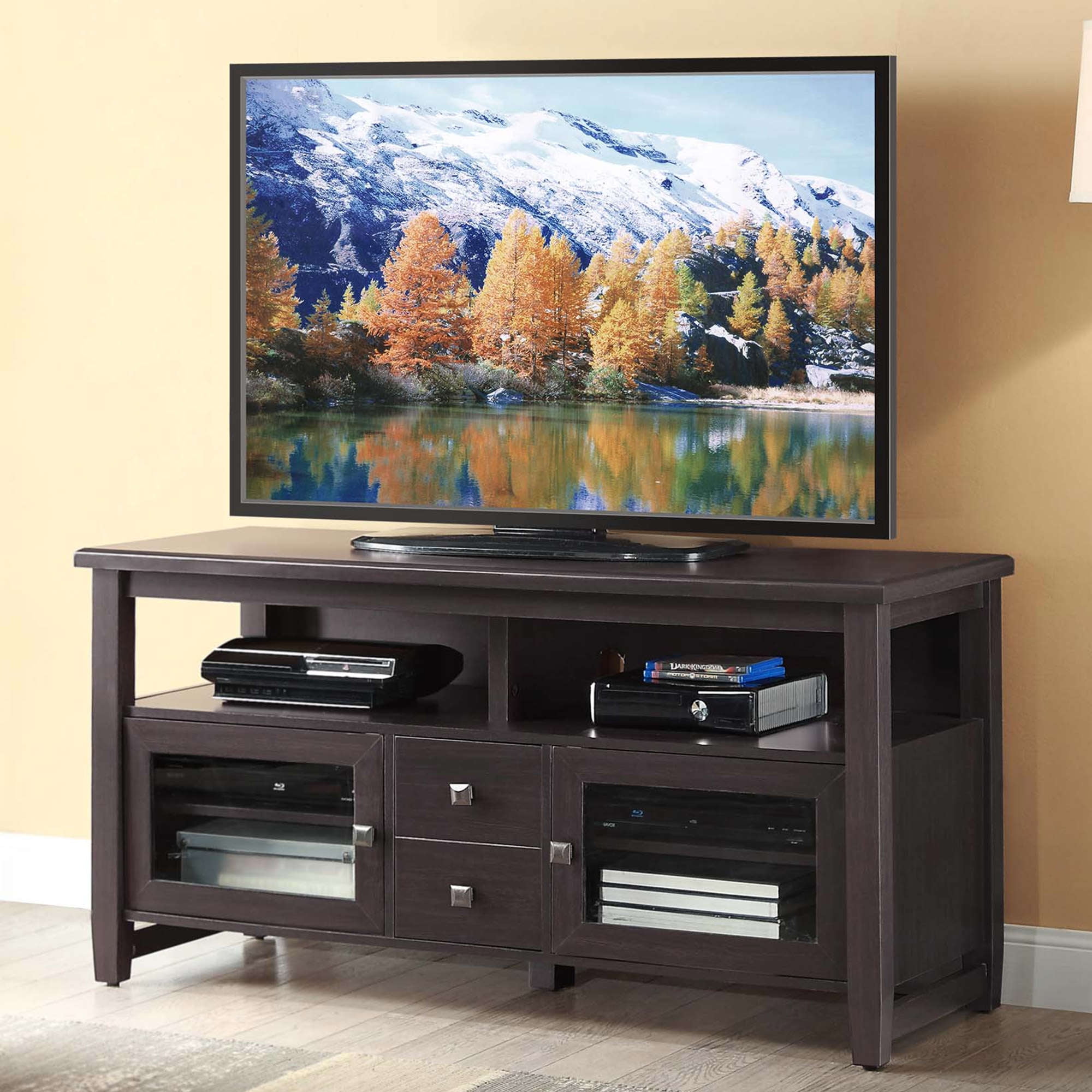 Whalen 54" TV Stand for TVs up to 60", Espresso Finish