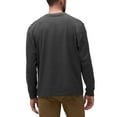 thumbnail image 5 of Men's Premium Crewneck Long Sleeve T-Shirts Classic Fit Mid-Weight Everyday Cotton Shirt, 5 of 6