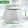 thumbnail image 4 of Deago Christmas Tree Collar, 27" D Crystal Christmas Tree Skirt, Foldable Christmas Tree Ring, Handmade Xmas Tree Stand Base Cover for Christmas Tree Decoration, 4 of 9