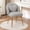 Grey, variant on Hobooment Makeup Chair Comfy Vanity Stool for Bedroom, Living Room or Home Office Compact Accent Chair Small Office Chair with teddy fabric(Cow )