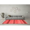 thumbnail image 3 of Ahgly Company Indoor Rectangle Oriental Red Modern Area Rugs, 5' x 7', 3 of 4