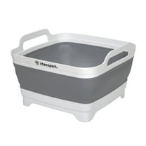 Stansport Collapsible Camp Sink - Grey White - 12.25" x 11.5" x 7.75"