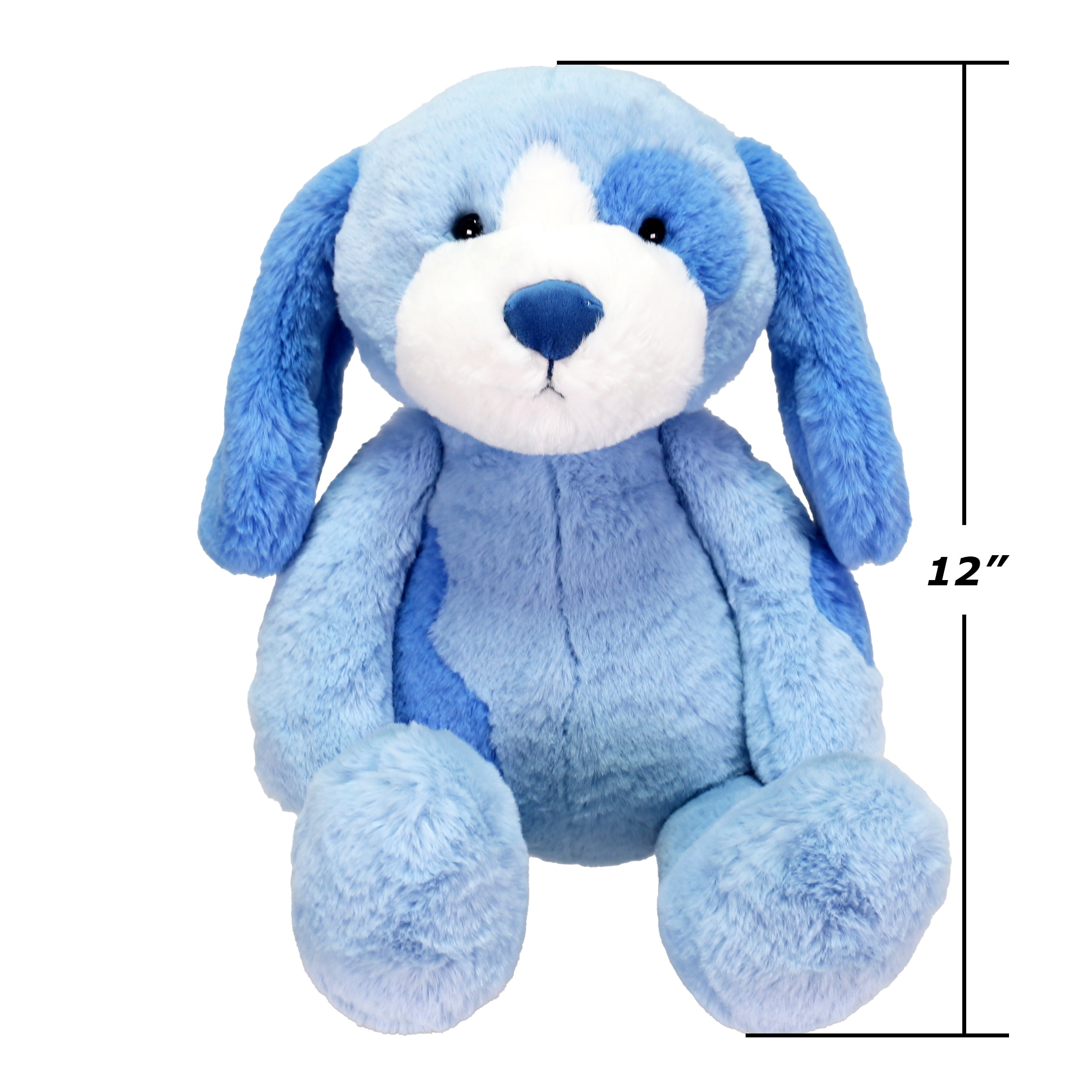 Kid Connection Plush Blue Dog-12inches