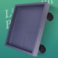 thumbnail image 4 of 1 Pce Support de Fond de Pot de Fleurs Carré Plateau à Roue Mobile Pot de Fleurs pour Intérieur Extérieur 23,5 cm, 4 of 9