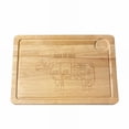 thumbnail image 2 of CRCMUHE Vegetable Cutter Beef Cow Meat Map Engraved Cutting Board Wedding Housewarming Anniversary Birthday, 2 of 8