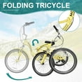 thumbnail image 6 of Mooncool Adult Folding Tricycles, 7 Speed Folding Adult Trikes, 20 24 26 Inch 3 Wheel Bikes with Low Step-Through, Foldable Tricycle for Adults, Women, Men, Seniors, 6 of 9