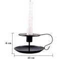 thumbnail image 2 of HSHDLDF Candle Holder, 2 Pcs Black Metal Table Candlestick for Home Decor,Wedding,Dinning,Party (A), 2 of 5
