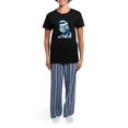 thumbnail image 4 of CafePress - John F Kennedy Tribute Women's Dark Pajamas - Women's Short Sleeve Print T-Shirt and Pants Dark Cotton Pajama Set, 4 of 7