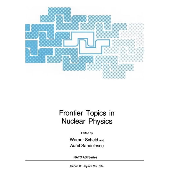 NATO Science Series B: Frontier Topics in Nuclear Physics, Book 334, (Paperback)