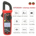 thumbnail image 4 of UNI-T Digital Clamp Metre UT202A+ Volt Ampere Ohmmeter Clamp Multimeter Auto Range 6000 Count AC DC Voltage Frequency Resistance Capacitance Continuity Diode Powered Wire Firewire Tester, 4 of 10