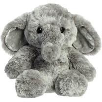 ebba - Small Gray Emery Elephant - 9.5" Emery - Playful Baby Stuffed Animal