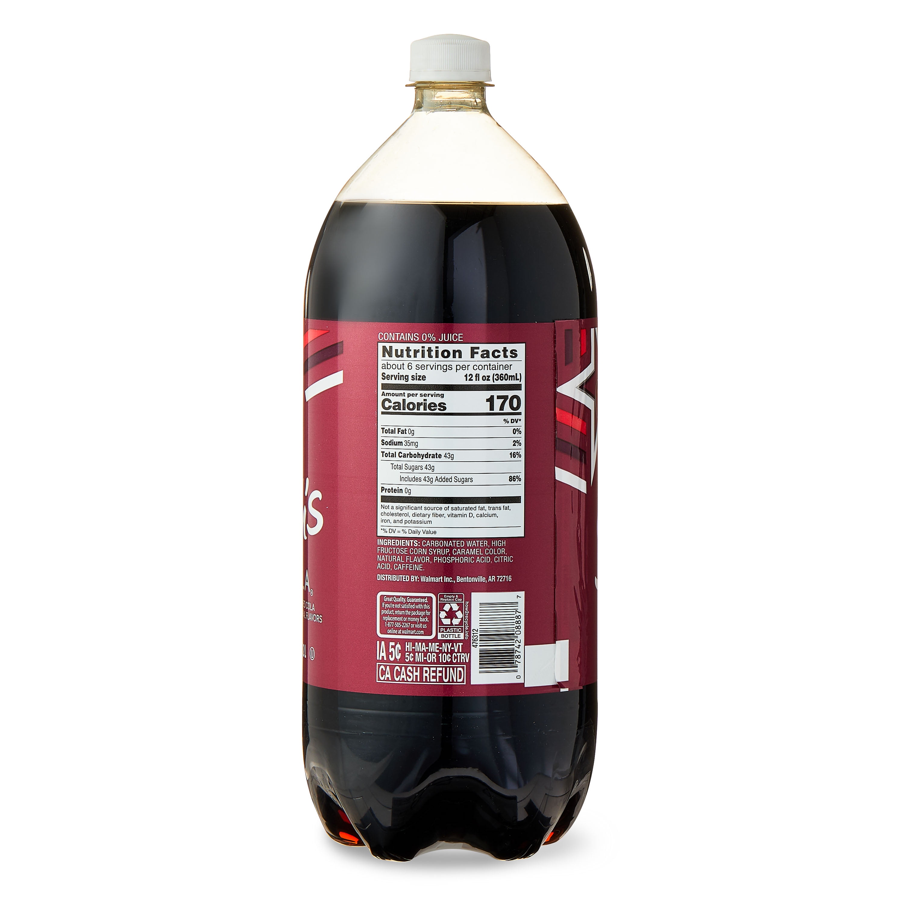 Sam's Cola Cherry Soda, 2 Liter Bottle