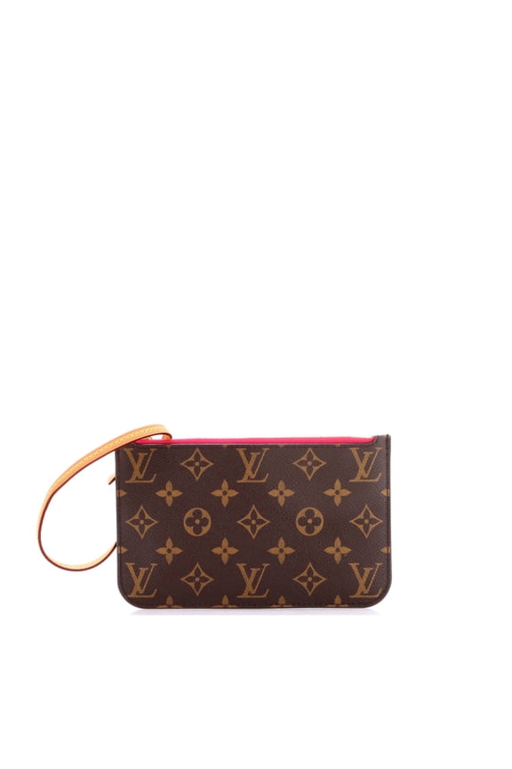 Pre-Owned Neverfull Pochette Monogram Canvas Small By Rebag