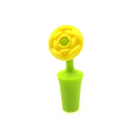 

Flower Shape Silicone Cork Stopper Bottle Cap Hanging Beer Wine Cork Stopper Plug Cover Perfect Anti