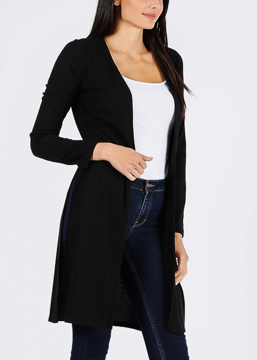 juniors black cardigan