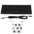 thumbnail image 2 of Teclado Mecánnico, Tres Modos Admiten Teclado Cablado Inalámbrico para la Oficina para viajar por Casa, 2 of 7