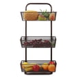 thumbnail image 2 of 3-layer Storage Hanging Basket, Hanging Basket Storage Basket Behind the Door 3 Colors, 2 of 5