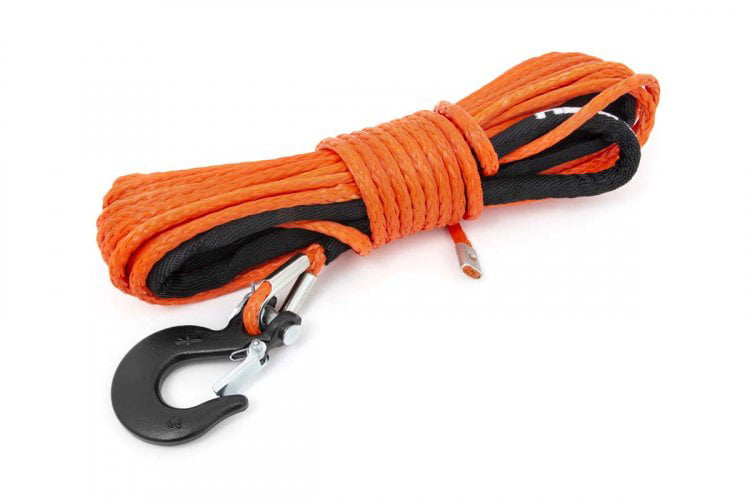 1PC 1/2 38,000 lbs Black Soft Shackle Rope Synthetic for Winch Line Cable Rope ATV UTV Truck KFI Ramsey 