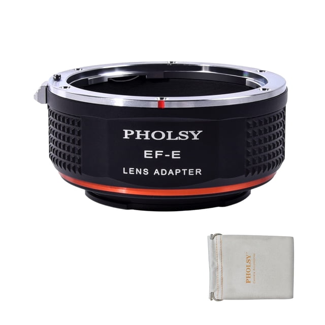 Adaptador de objetivo PHOLSY Manual Focus Canon EOS EF a Sony E Mount