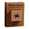 thumbnail image 1 of Flower Ritual Seals Flowers And Rites Collection Decorative Hand Tent Seals Vintage Wood Children's Seals Plant Flower And Grass Material Printing And Painting, 1 of 4