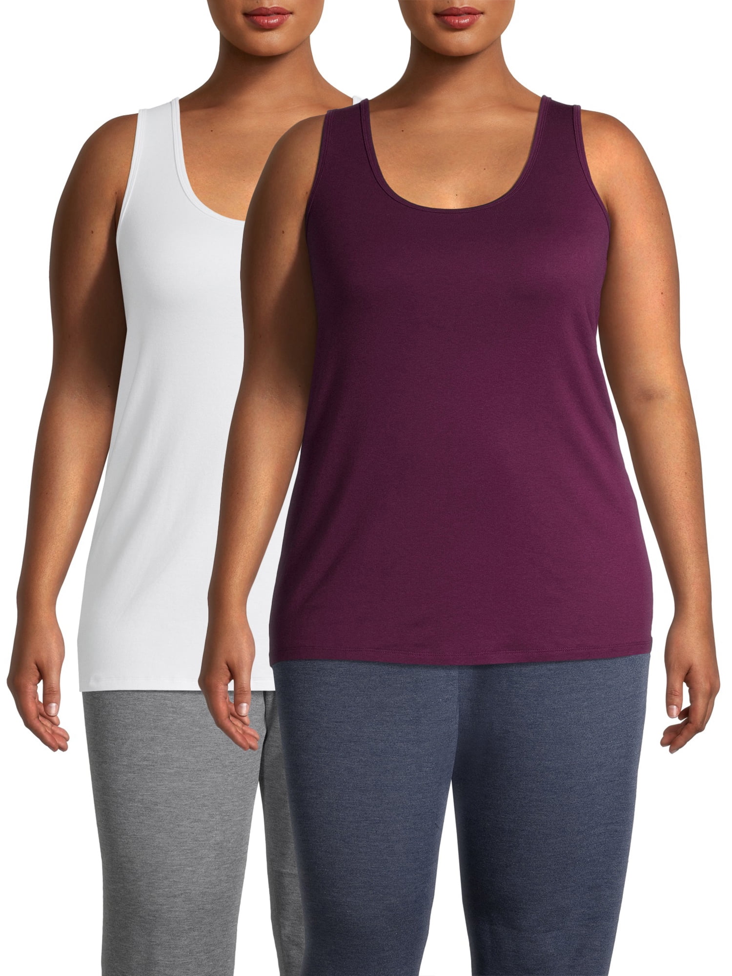 extra long tank tops plus size