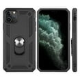thumbnail image 5 of Apple iPhone 12 Pro Max /6.7" Phone Case Hybrid Finger Ring Holder Kickstand 360° Rotable Clip Shield Heavy Duty Armor Dual Layer Protective Shell TPU Bumper Stand Cover BLACK for iPhone 12 PRO MAX, 5 of 6