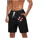 thumbnail image 1 of Pantalones Cortos Casuales para Hombre Imprimir con Bolsillos Pantalones de Playa de Cintura Elástica, Pantalones Cortos de Cintura Elástica para Hombre, 1 of 8
