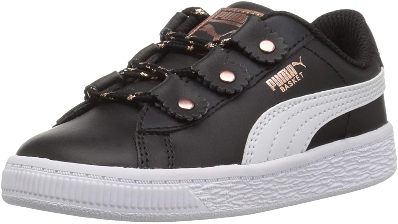 puma basket white rose gold