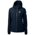 thumbnail image 2 of Women's Cutter & Buck Navy New York Yankees Americana Logo Mission Ridge Repreve Eco Insulated Full-Zip Puffer Jacket, 2 of 3