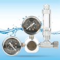 thumbnail image 2 of Garosa CO2 Regulator Aquarium Big Dual Gauge Display with Bubble Counter and Check Valve, CO2 Regulator Aquarium Big Dual Gauge Display, Aquarium Big Dual Gauge Display, 2 of 6