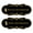 Black Gold, variant on Designer Bucks and Does Novelty Restroom Signs, Set of 2 (Red) - Small
