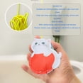 thumbnail image 3 of Hanging Door Interactive Cat Toy Felt Kitten Shape Retractable Cat Teaser Toys for Exercise Relaxing(1 x Felt Kitten Toy +1 x Fixed Elastic Rope), 3 of 5